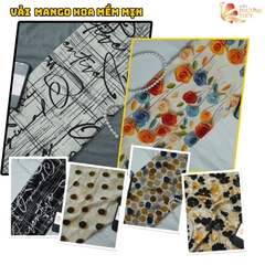 Vải lụa Mango Phượng Thúy khổ 1m50 | Vải may đồ bộ, đầm váy