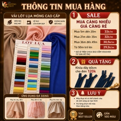 Vải lót lụa Phượng Thúy khổ 1m50
