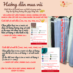 Vải kate fos caro 8 li Phượng Thúy khổ 1m50