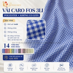 Vải kate fos caro 3li Phượng Thúy khổ 1m50