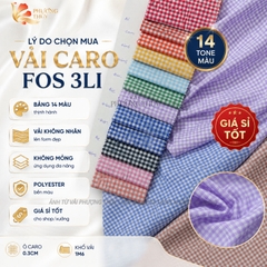 Vải kate fos caro 3li Phượng Thúy khổ 1m50