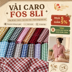 Vải kate fos caro 8 li Phượng Thúy khổ 1m50