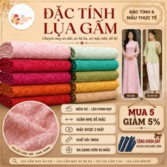 Vải lụa gấm 2 da Phượng Thúy khổ 1m50
