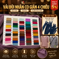 Vải đũi trơn Phượng Thúy khổ 1m55