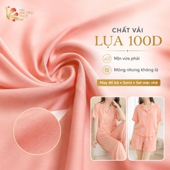 Vải Lụa nhật 100D trơn Phượng Thúy khổ 1m50
