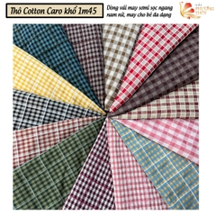 Vải Thô Cotton Phượng Thúy khổ 1m50 | Vải may đồ bộ