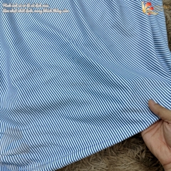 Vải kate sọc ngang Phượng Thuý khổ 1m50