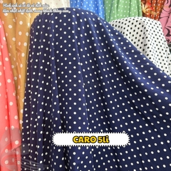 [MÀU 2] Vải Lụa nhật 100D họa tiết hoa nhí Phượng Thúy