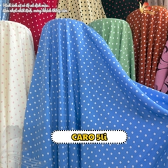 [MÀU 2] Vải Lụa nhật 100D họa tiết hoa nhí Phượng Thúy