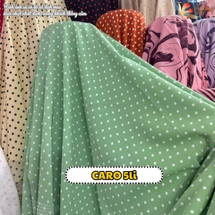 [MÀU 2] Vải Lụa nhật 100D họa tiết hoa nhí Phượng Thúy