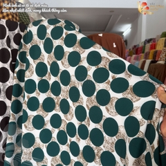 [MÀU 2] Vải Lụa nhật 100D họa tiết hoa nhí Phượng Thúy
