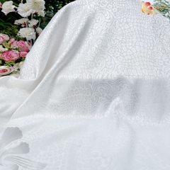 [MÀU 2] Vải lụa gấm Phượng Thúy khổ 1m50 - may áo dài đồ bộ bà ba