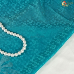 [MÀU 2] Vải lụa gấm Phượng Thúy khổ 1m50 - may áo dài đồ bộ bà ba