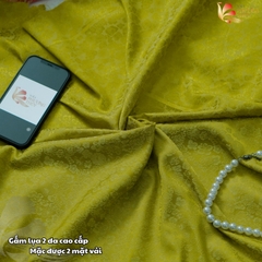 Vải lụa gấm 2 da Phượng Thúy khổ 1m50