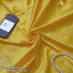 [MÀU 2] Vải lụa gấm Phượng Thúy khổ 1m50 - may áo dài đồ bộ bà ba