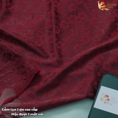 Vải lụa gấm 2 da Phượng Thúy khổ 1m50
