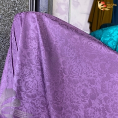 [MÀU 2] Vải lụa gấm Phượng Thúy khổ 1m50 - may áo dài đồ bộ bà ba