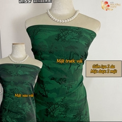 [MÀU 2] Vải lụa gấm Phượng Thúy khổ 1m50 - may áo dài đồ bộ bà ba