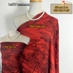 [MÀU 2] Vải lụa gấm Phượng Thúy khổ 1m50 - may áo dài đồ bộ bà ba