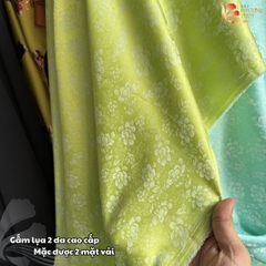 [MÀU 2] Vải lụa gấm Phượng Thúy khổ 1m50 - may áo dài đồ bộ bà ba