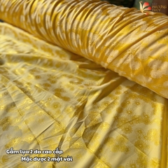 [MÀU 2] Vải lụa gấm Phượng Thúy khổ 1m50 - may áo dài đồ bộ bà ba