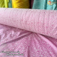 Vải lụa gấm 2 da Phượng Thúy khổ 1m50