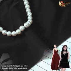 Vải Nhung cứng Budanh Phượng Thúy không giãn