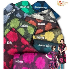 Vải tafta hoa Phượng Thúy