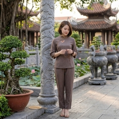 Vải đũi vân mây co giãn mềm mịn chuyên may thời trang nam nữ, pháp phục, áo kiểu đồ bộ khổ 1m50
