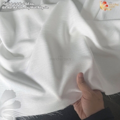 Vải đũi vân mây co giãn mềm mịn chuyên may thời trang nam nữ, pháp phục, áo kiểu đồ bộ khổ 1m50