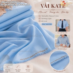 Vải kate Mỹ Phượng Thúy chuyên may sơmi khổ 1m50