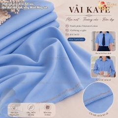 Vải kate Mỹ Phượng Thúy chuyên may sơmi khổ 1m50