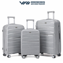 VALI DU LỊCH VALINY VNY09, NHỰA PP CAO CẤP, SIZE 20,24