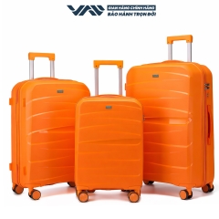 VALI DU LỊCH VALINY VNY09, NHỰA PP CAO CẤP, SIZE 20,24