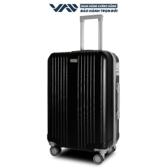 VALI DU LỊCH VALINY NHỰA ABS+PC VNY02 SIZE 20/24 MÀU TRẮNG KEM