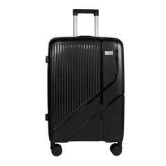 VALI DU LỊCH VALINY VNY01 NHỰA PP CAO CẤP SIZE 20/24 MÀU XÁM BẠC