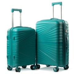 BỘ 2 VALI DU LỊCH VALINY SIZE 20 VÀ 24 INCH NHỰA PP ĐẲNG CẤP VÀ SANG TRỌNG