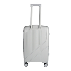 VALI DU LỊCH VALINY VNY01 NHỰA PP CAO CẤP SIZE 20/24 MÀU XÁM BẠC