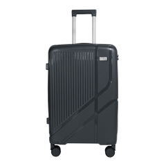 VALI DU LỊCH VALINY VNY01 NHỰA PP CAO CẤP SIZE 20/24 MÀU XÁM BẠC