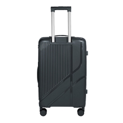 VALI DU LỊCH VALINY VNY01 NHỰA PP CAO CẤP SIZE 20/24 MÀU XÁM BẠC