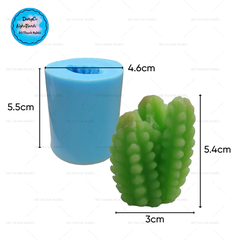 Khuôn Silicon - Sen Đá KHÍA - 5x6cm - Chùm 3 Quanh