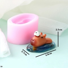 Khuôn Silicon - Động Vật - Capybara 1 Mảnh Bơi Phao