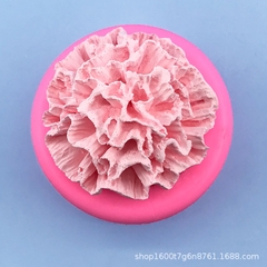 Khuôn Silicon - Hoa Cẩm Chướng Kép - 7cm