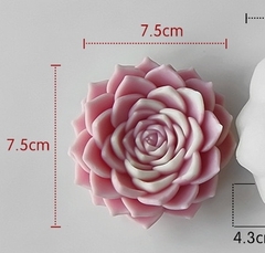 Khuôn Silicon - Sen Đá Nở - 7.5cm - Sen Ngọc L6