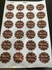 Decal Chủ Đề Trung Thu - Tem Nhân Bánh