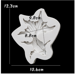 Khuôn Silicon - Biển - Cá 8.5cm - Cũ
