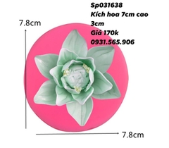 Khuôn Silicon - Hoa Ly Cánh Nhọn 7Cm