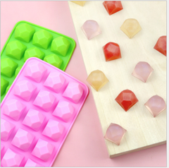 Khuôn Silicon - Mochi - Cầu - Kim Cương - Vuông Cầu 18c- sỏi