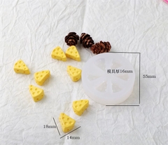 Khuôn Silicon - Phô Mai - 1.7cm 6c