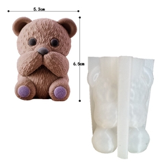 Khuôn Silicon - Động Vật - Gấu Ngồi 6.5cm